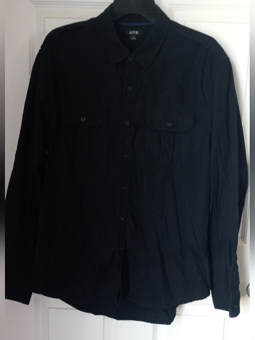 Apt. 9 Navy Button-Down Shirt